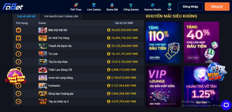 Giao diện đăng ký tài khoản vegas79 login
